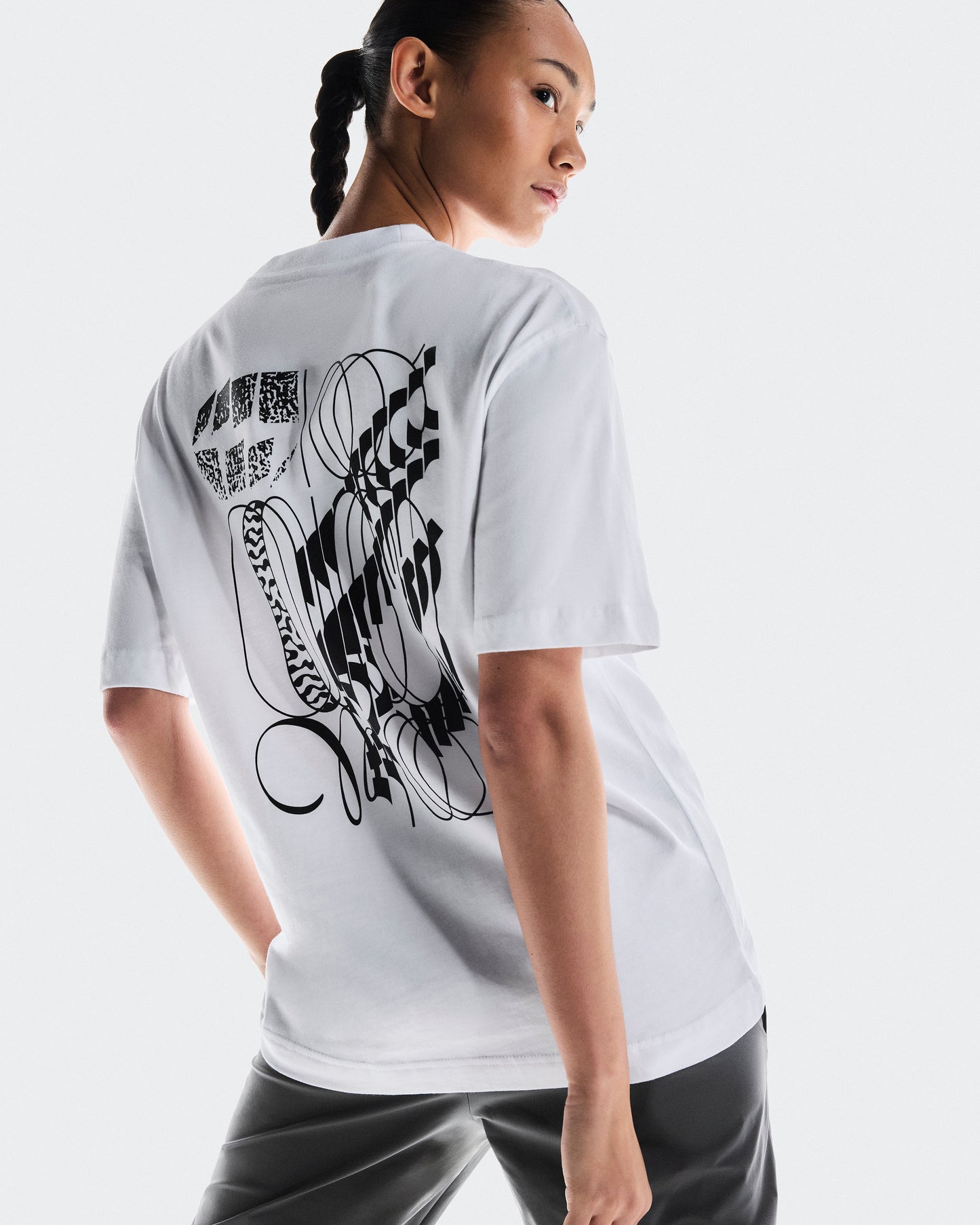 Women's Club-T Graphic White | Black - US 4738
