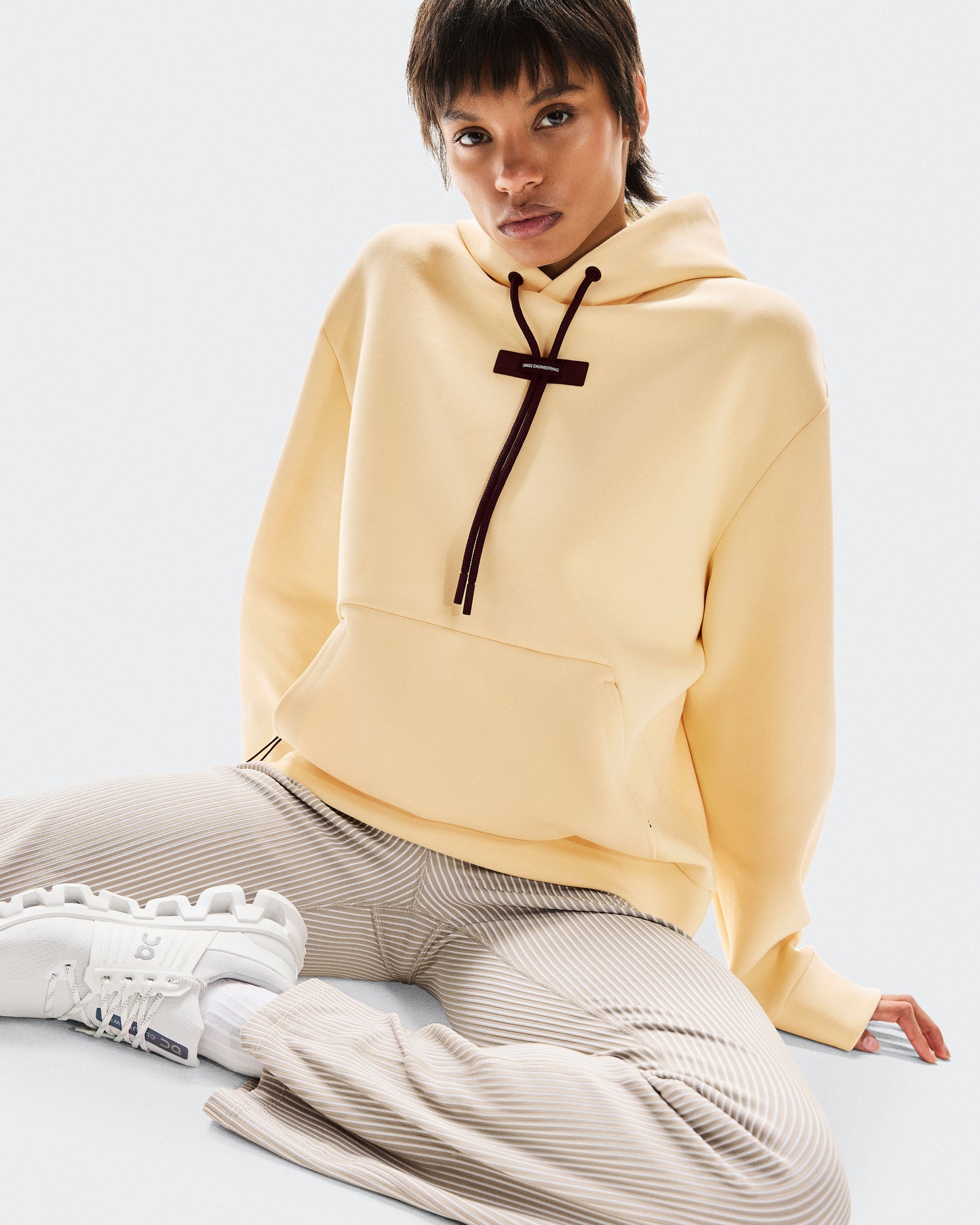 Women's Focus Tech Hoodie Mineral - US 7456