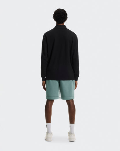 Men's Courtside Long-T Polo Black | Eclipse - US 7279