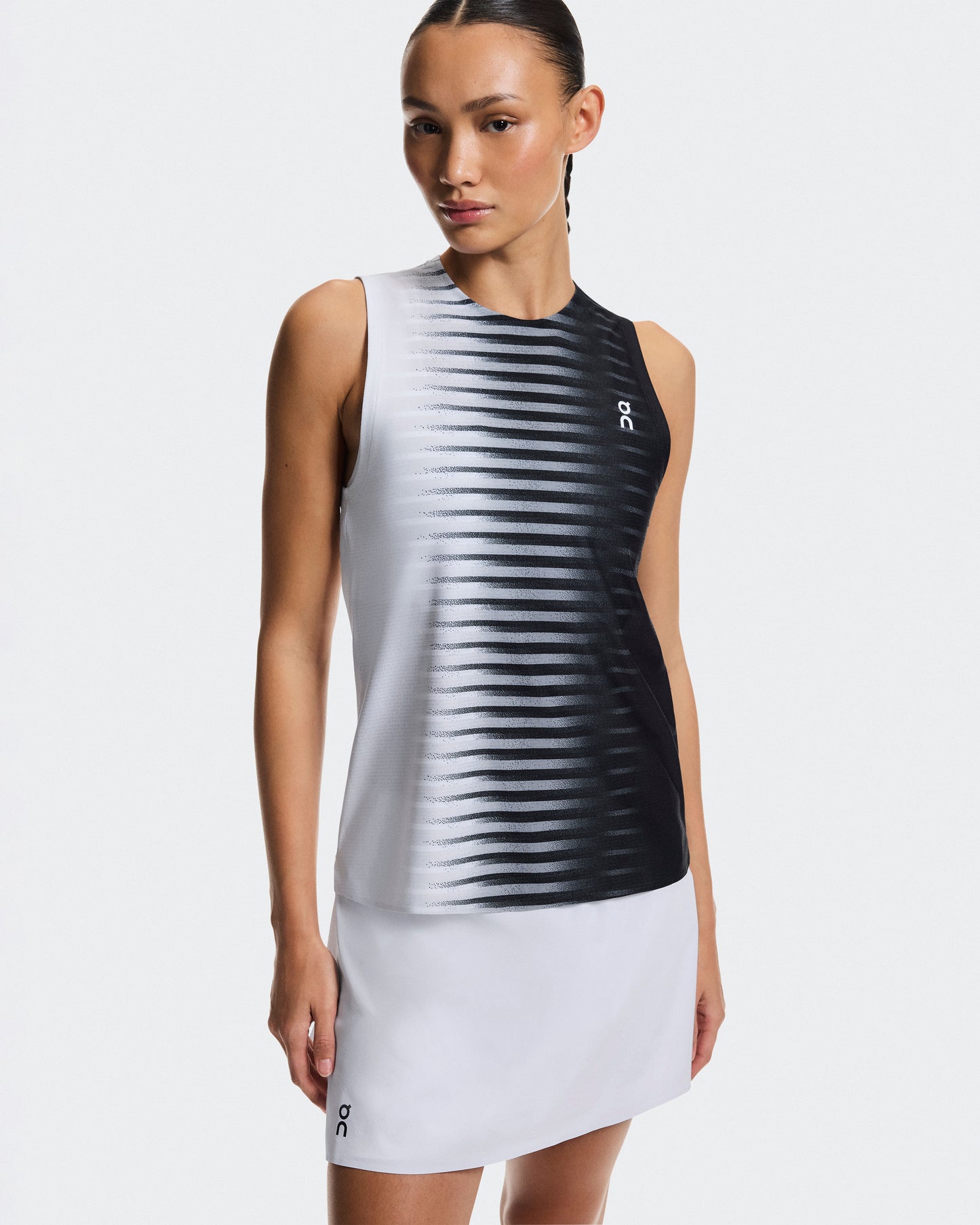 Women's Court Tank Edge Black | White - US 9546