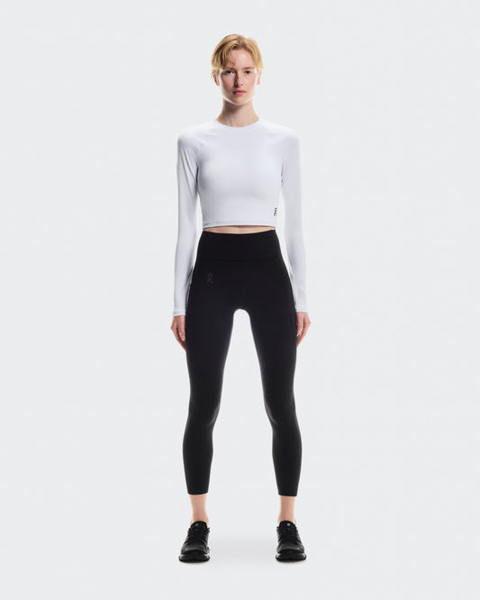 Women's Studio Long-T Crop White - US 7313