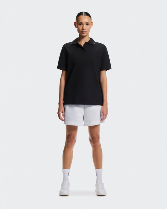 Women's Courtside Polo Black | Eclipse - US 7766