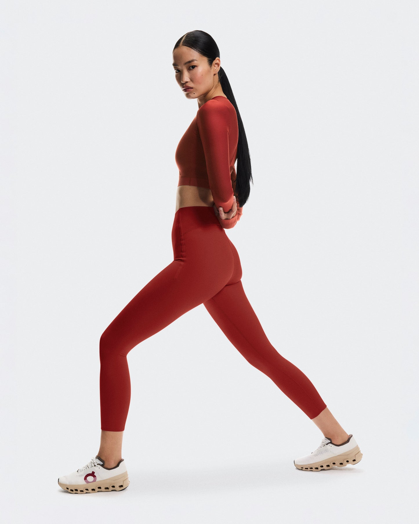 Women's Train Tights 7/8 Year of the Horse Sienna - US 1687