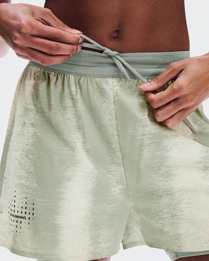 Women's Performance Shorts Terra Seedling | Tin - US 4116