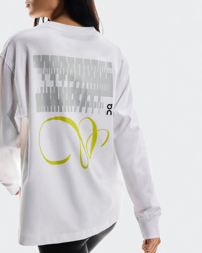 Women's Club Long-T Graphic White - US 5171