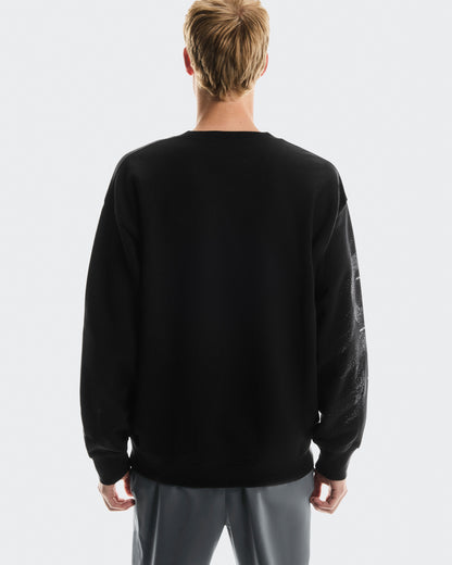 Men's Club Crew Graphic Black | Olive - US 4771