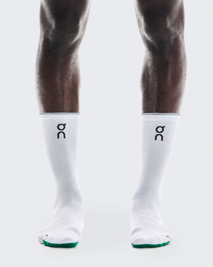 Elite Run Sock High White | Ivory - US 9530