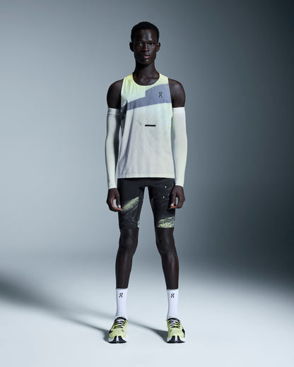 Men's Race Singlet Limelight | Glacier - US 7862