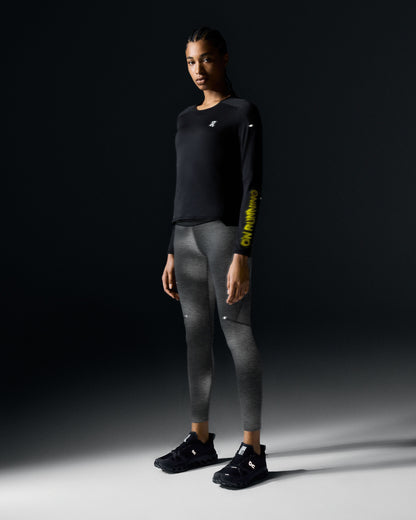 Women's Performance Long-T Lumos Black - US 5971