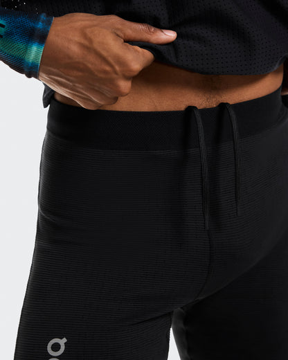 Men's Pace Tights Short Black | Black - US 7976