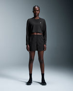 Women's Active Long-T Crop Black - US 6365