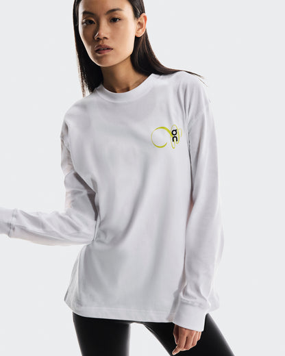 Women's Club Long-T Graphic White - US 5171