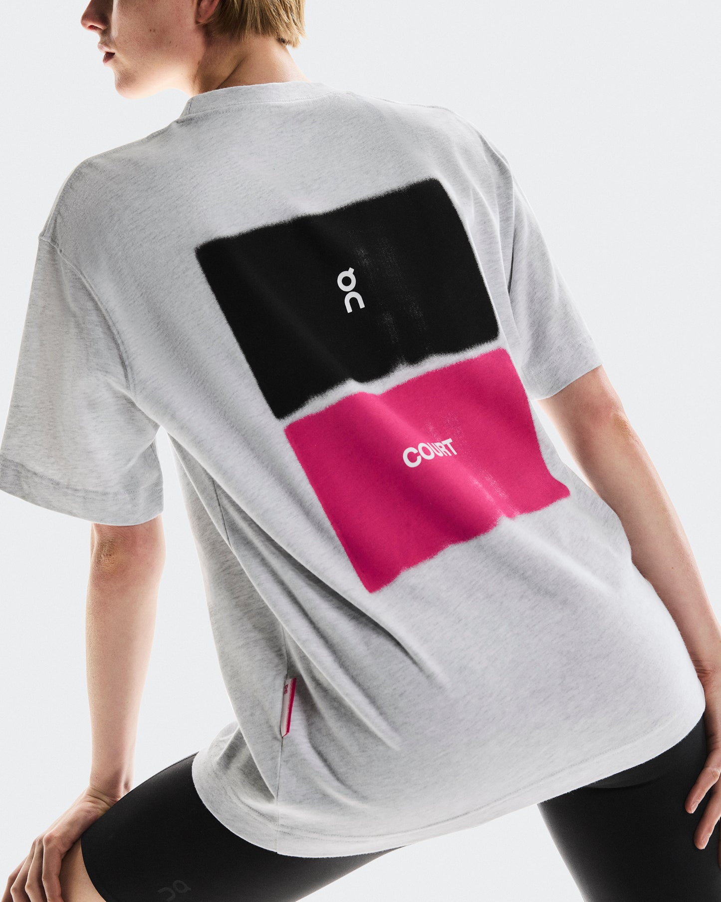 Women's Club-T Court Heather Gray | Pink - US 1286