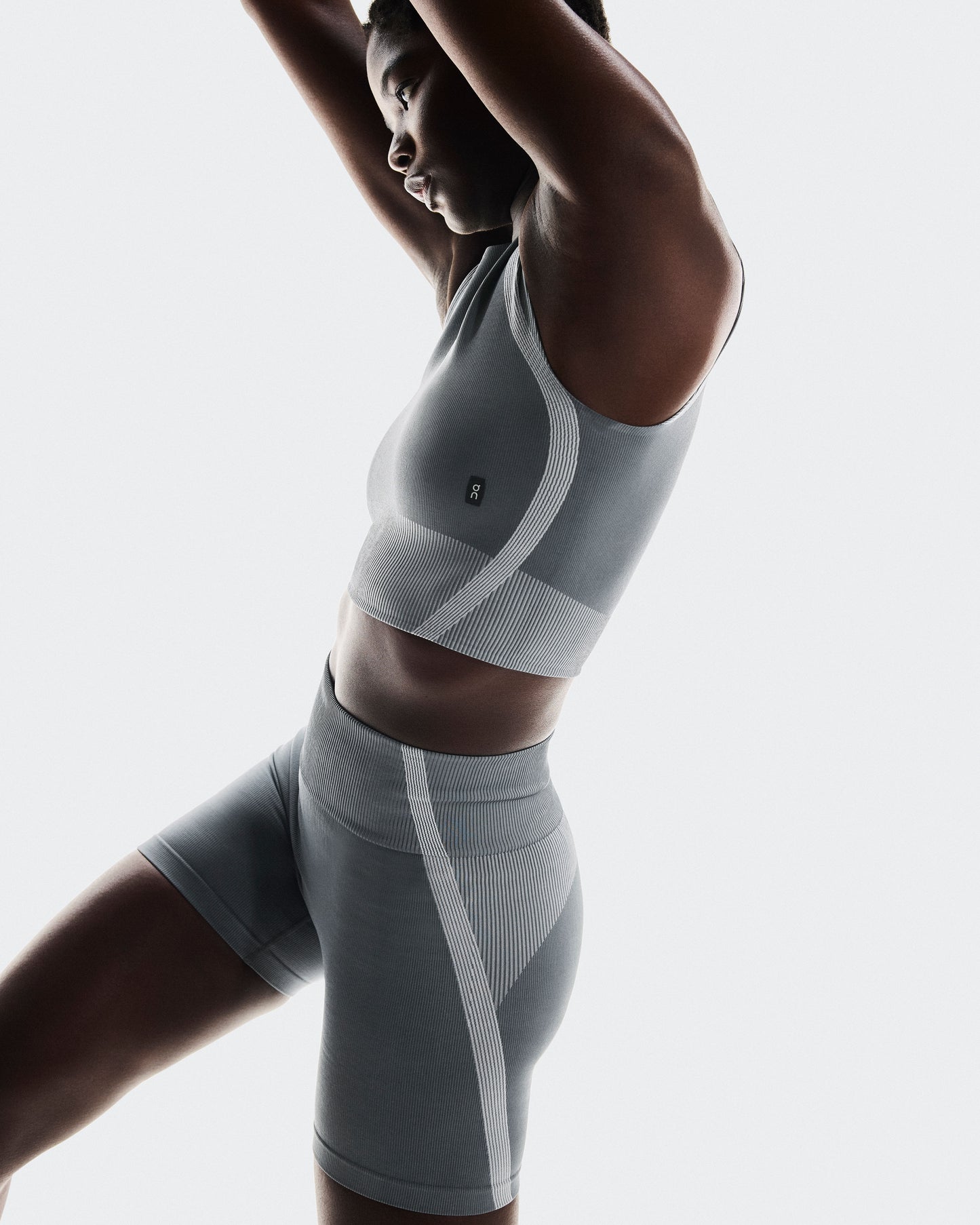 Women's Studio Knit Crop Rock | Glacier - US 2020