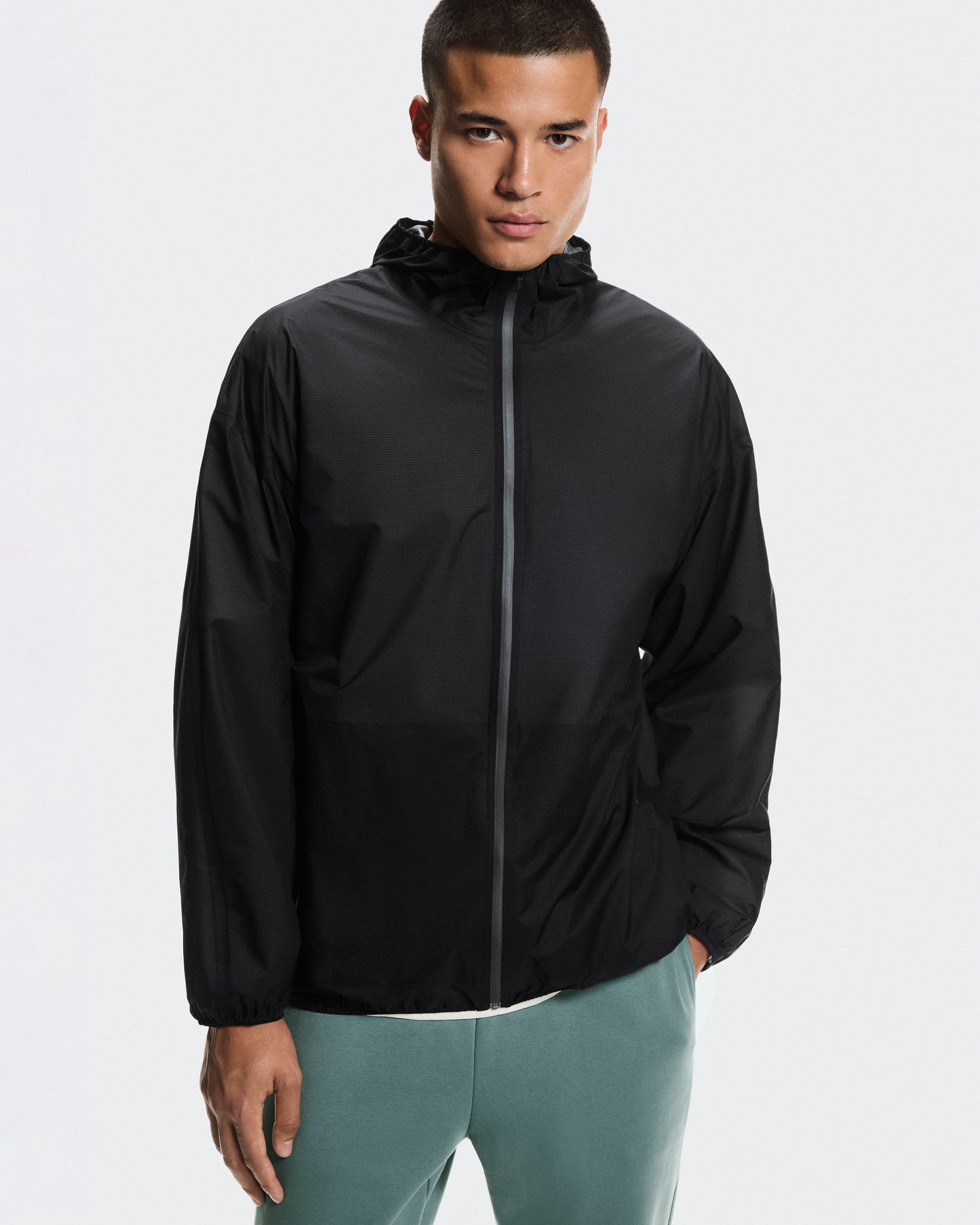 Men's Explore Lightweight Waterproof Jacket Black - US 0015