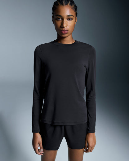 Women's Focus Long-T Black - US 6751