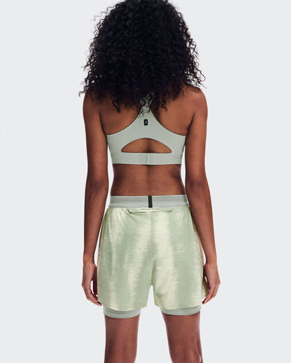 Women's Performance Shorts Terra Seedling | Tin - US 4116