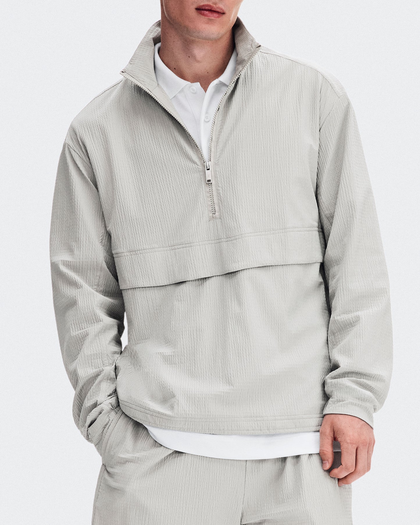 Men's Courtside 1/2 Zip Eaze Brume - US 1118