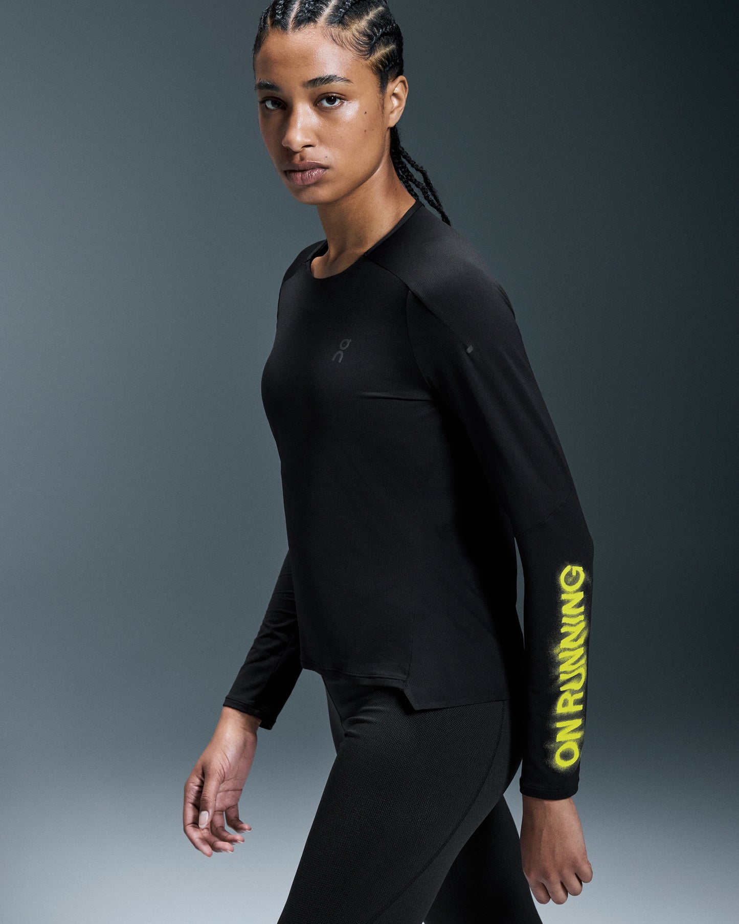 Women's Performance Long-T Lumos Black - US 5971