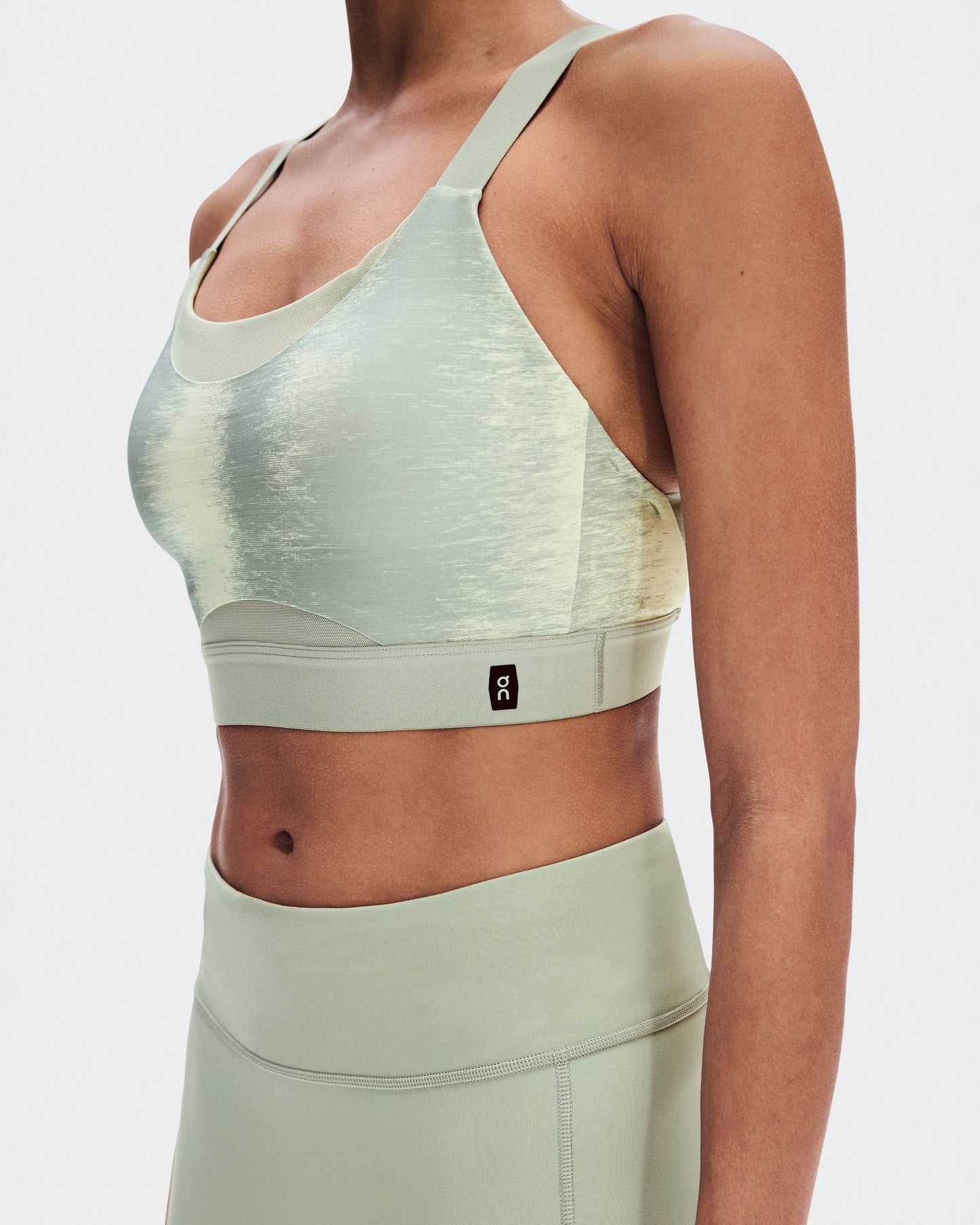 Women's Performance Bra Terra Seedling | Tin - US 3629