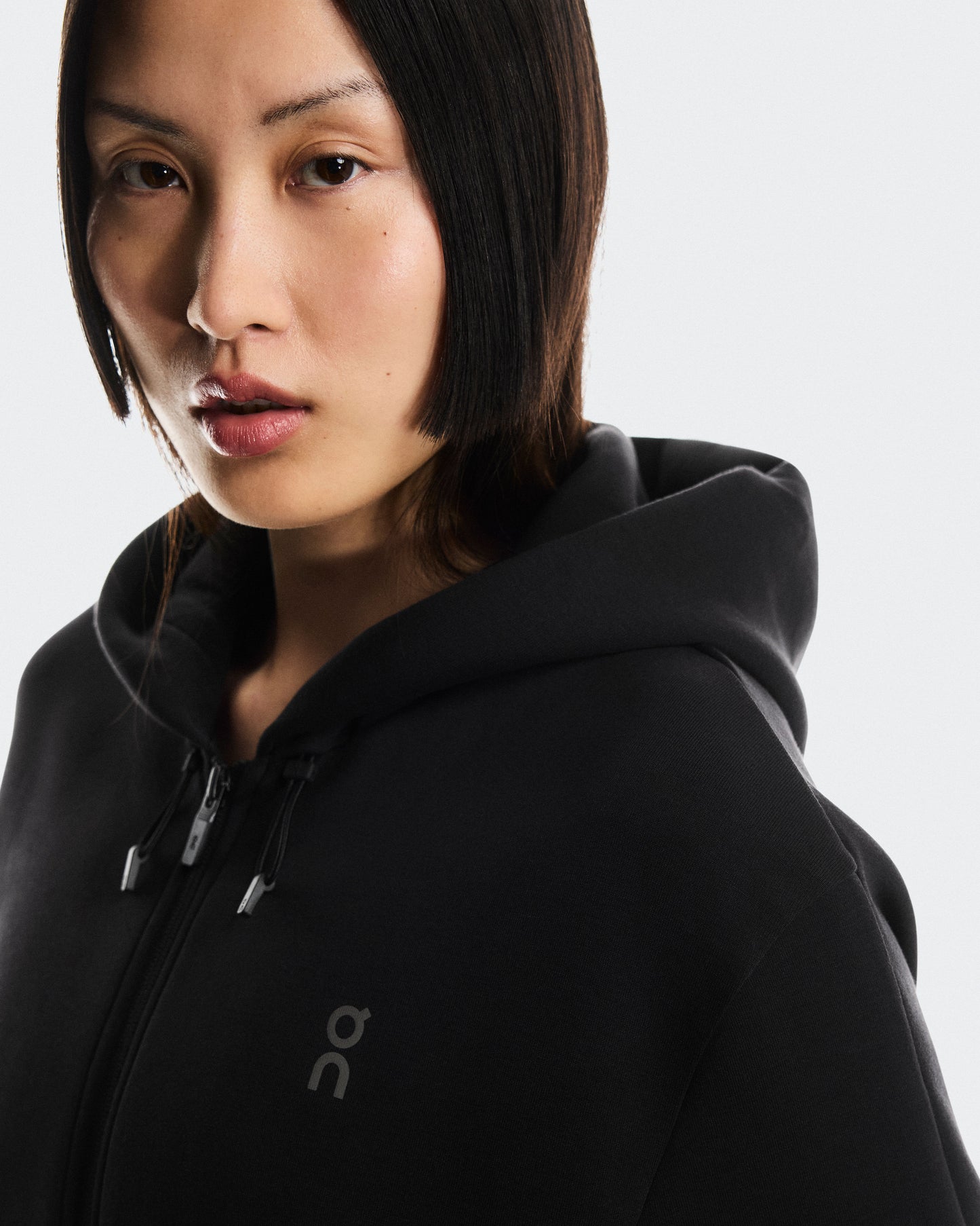 Women's Focus Tech Zip Hoodie Black - US 7997
