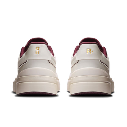 Men's THE ROGER Centre Court Ivory | Maroon - US 6698