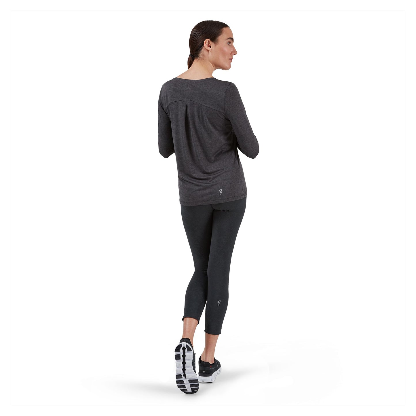 Women's Performance Long-T Black - US 5075