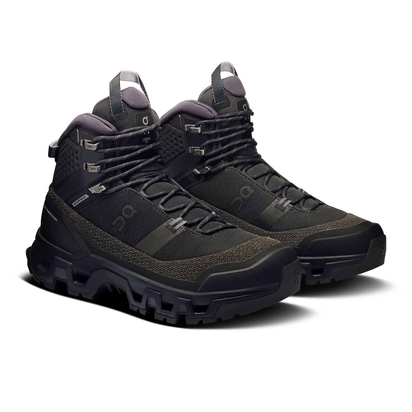 Women's Cloudrock Trek Waterproof Black | Black - US 3087