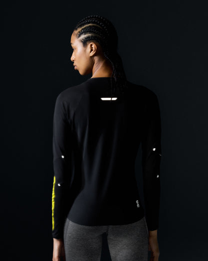 Women's Performance Long-T Lumos Black - US 5971