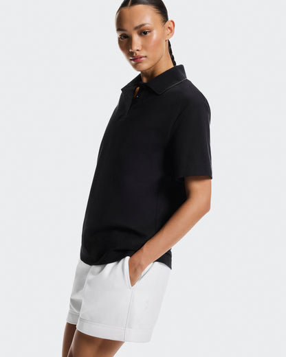Women's Courtside Polo Black | Eclipse - US 7766