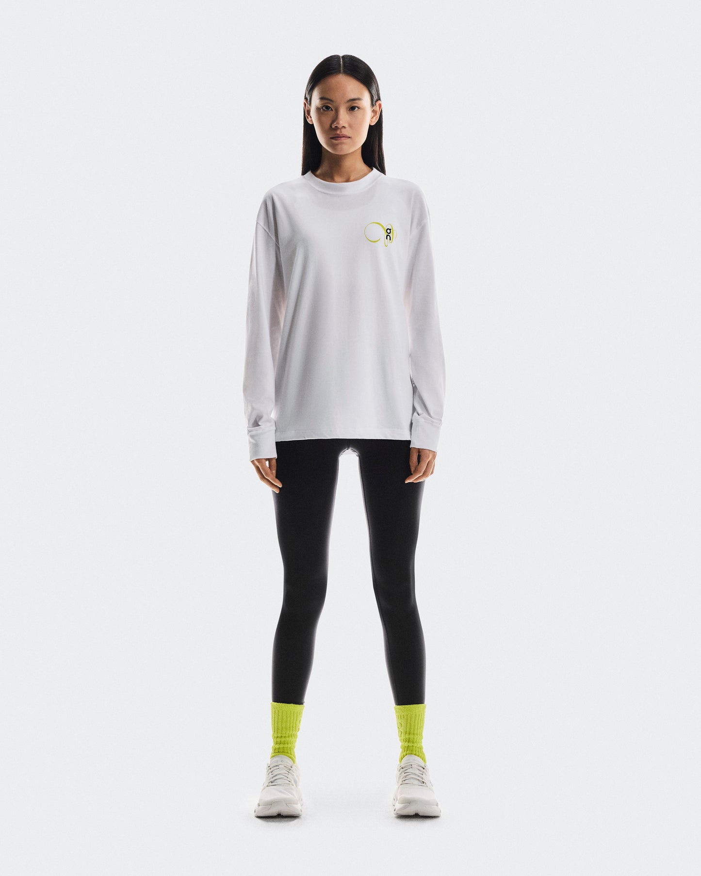 Women's Club Long-T Graphic White - US 5171