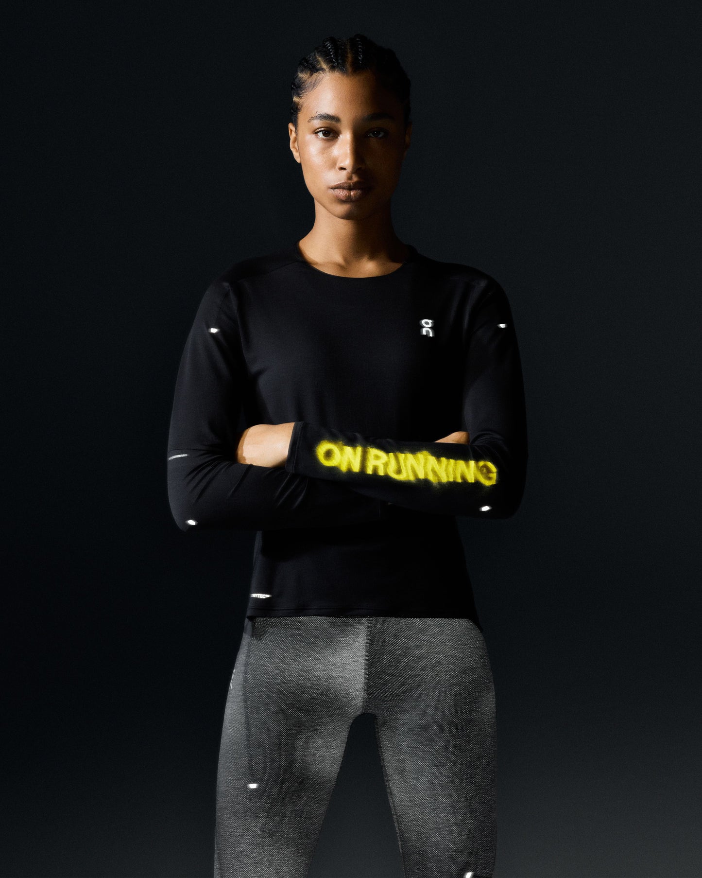 Women's Performance Long-T Lumos Black - US 5971