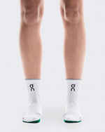 Elite Run Sock Mid White | Ivory - US 5659