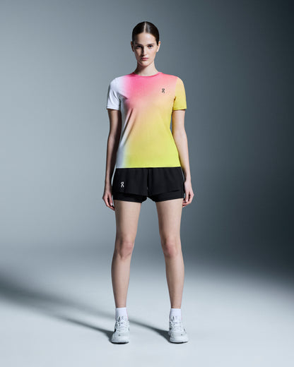 Women's Court-T White | Lime - US 6011