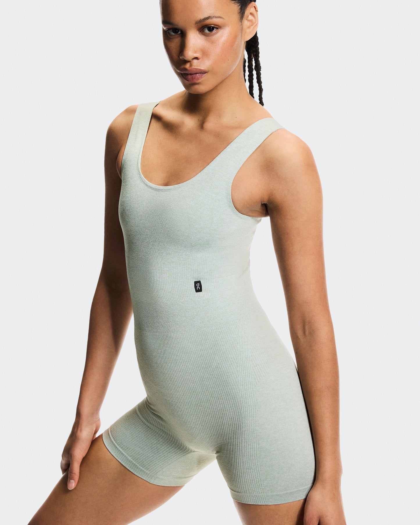 Women's Studio Knit Bodysuit Mineral Heather - US 4515