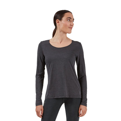 Women's Performance Long-T Black - US 5075