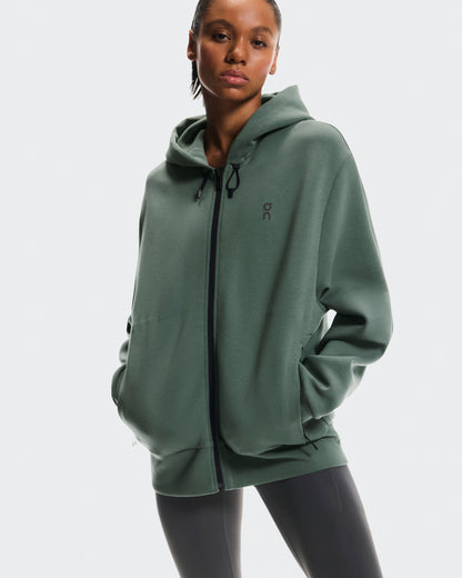 Women's Focus Tech Zip Hoodie Olive - US 3230