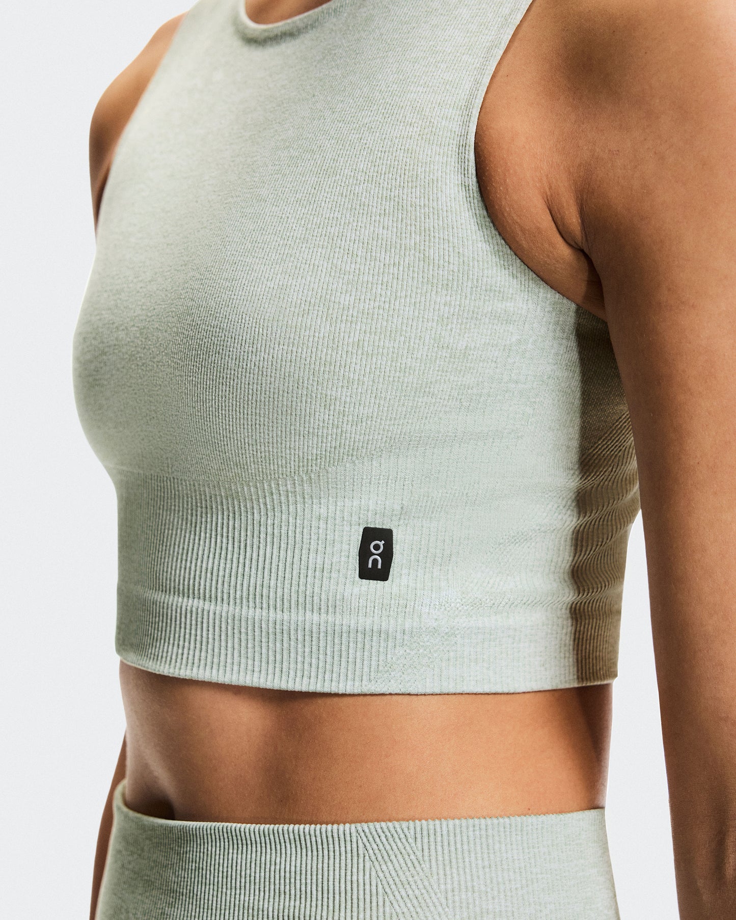 Women's Studio Knit Crop Mineral Heather - US 0059