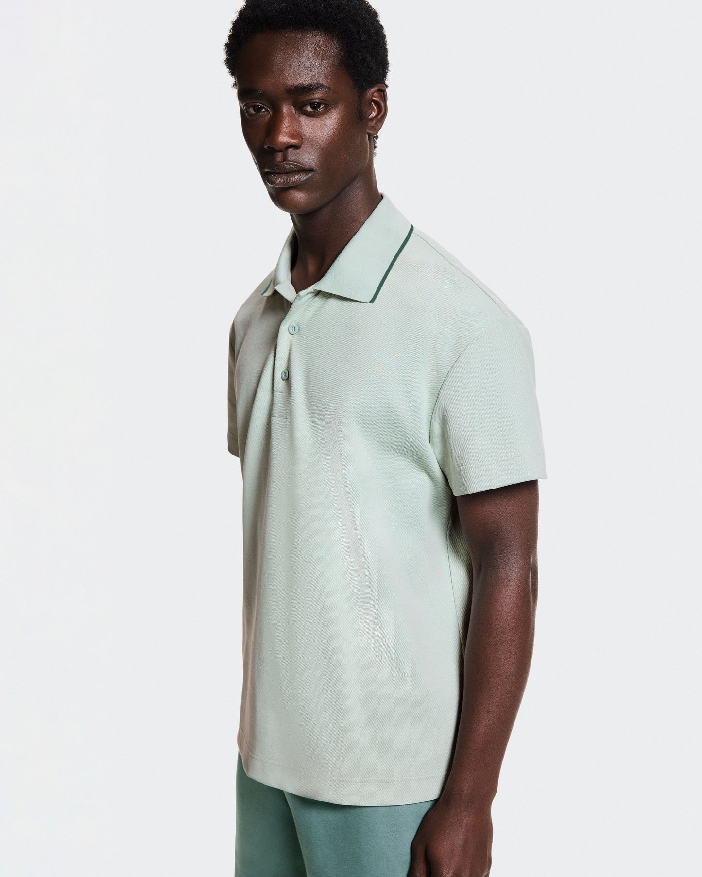 Men's Courtside Polo Mineral | Tide - US 9394