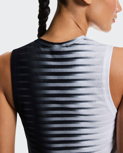 Women's Court Tank Edge Black | White - US 9546