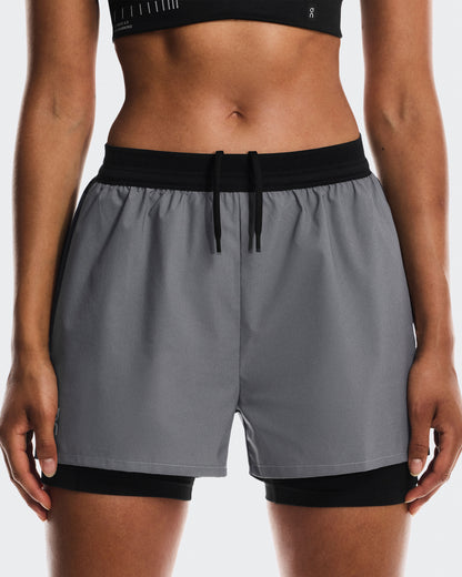 Women's Performance Shorts Lumos Eclipse | Black - US 9741