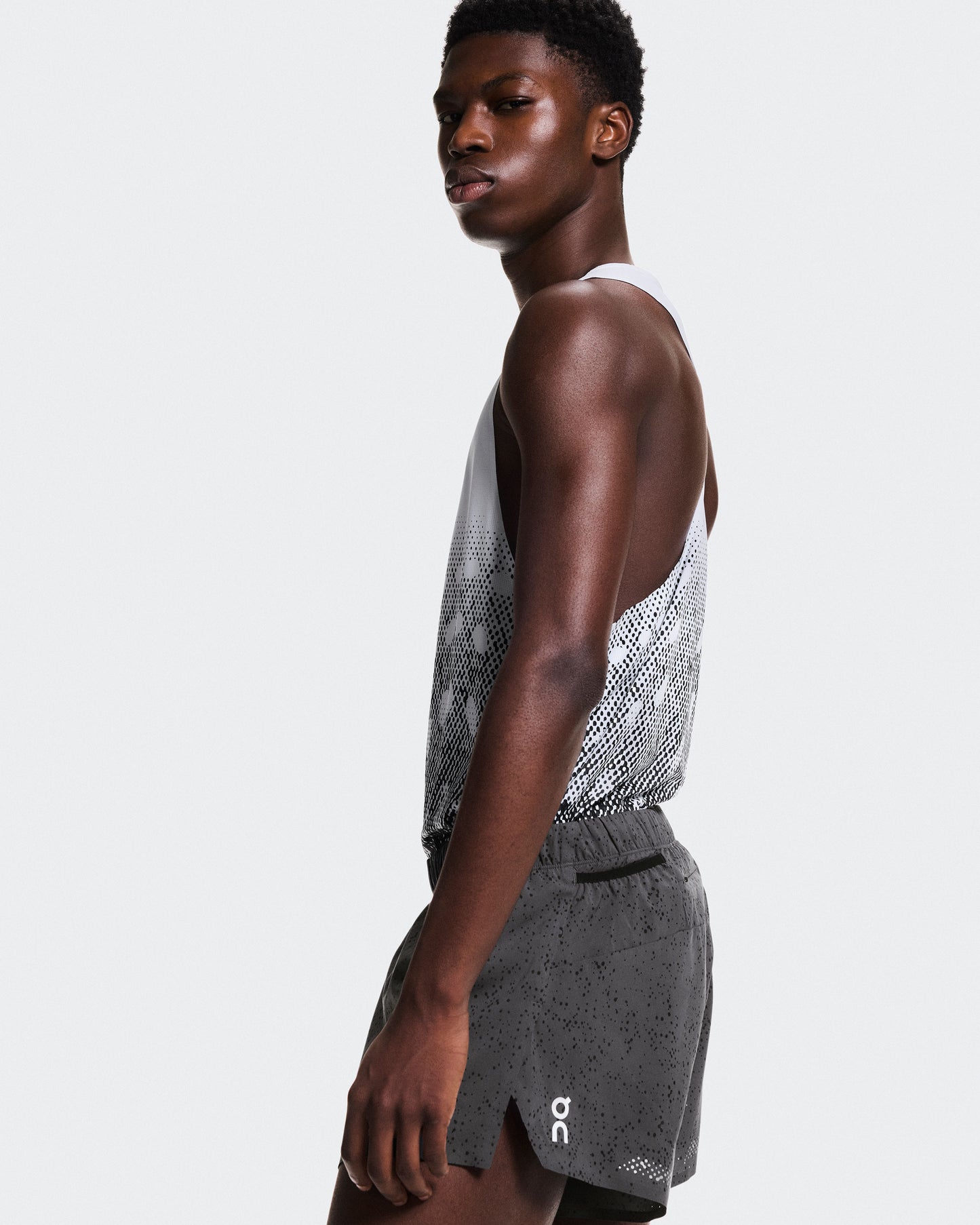 Men's Zero Shorts Iron | Black - US 0987