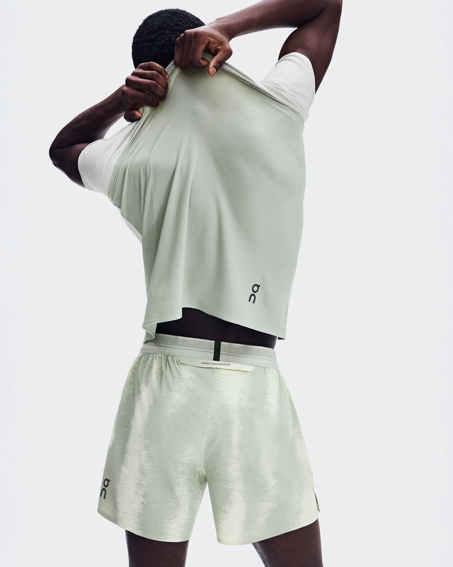 Men's Performance Shorts Terra Seedling | Tin - US 5516