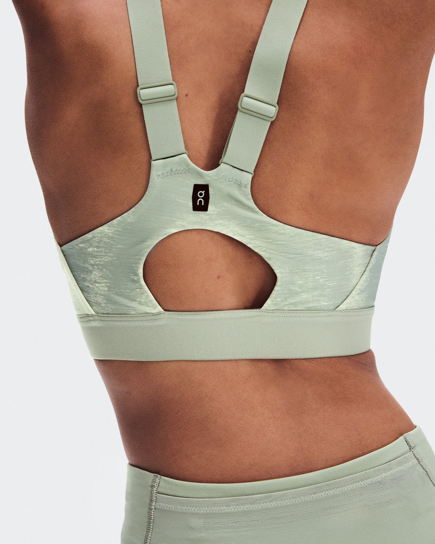 Women's Performance Bra Terra Seedling | Tin - US 3629