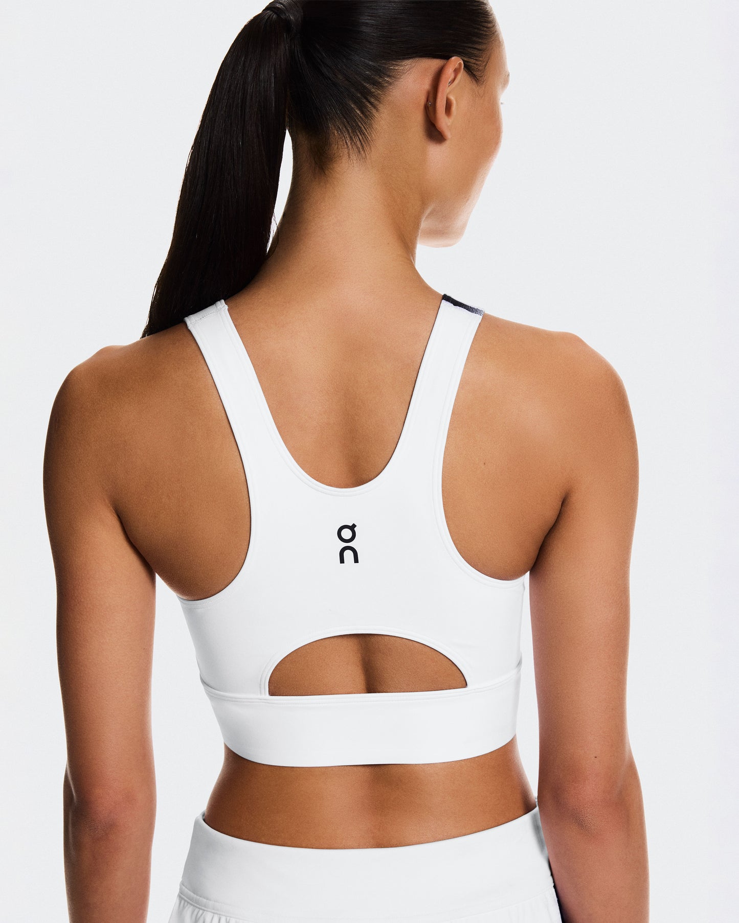 Women's Court Crop Top Edge White | Black - US 2706