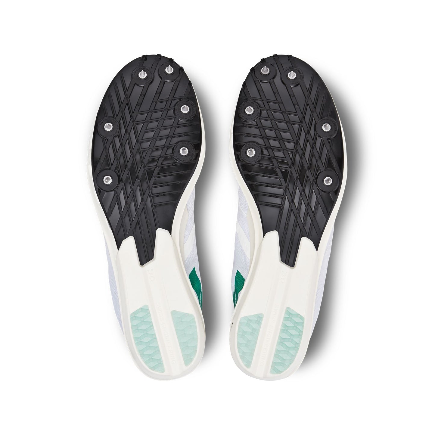 Men's Cloudspike 10000m Undyed-White | Mint - US 4210