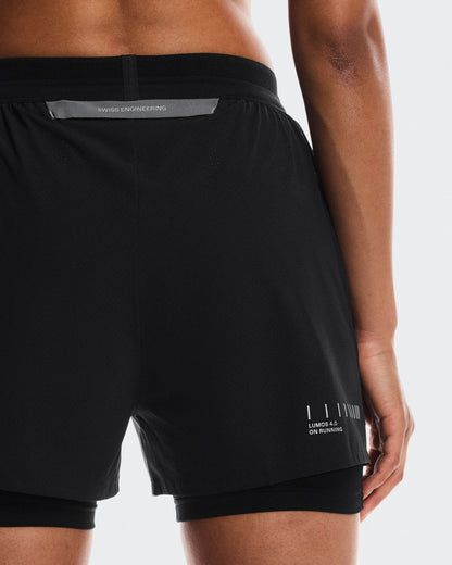 Women's Performance Shorts Lumos Eclipse | Black - US 9741