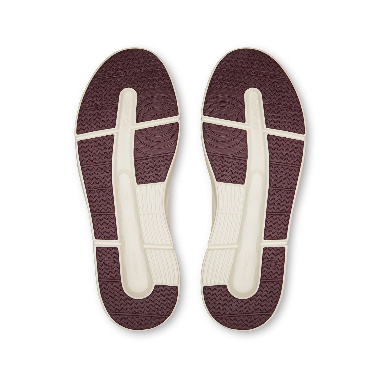 Women's THE ROGER Centre Court Ivory | Maroon - US 4901