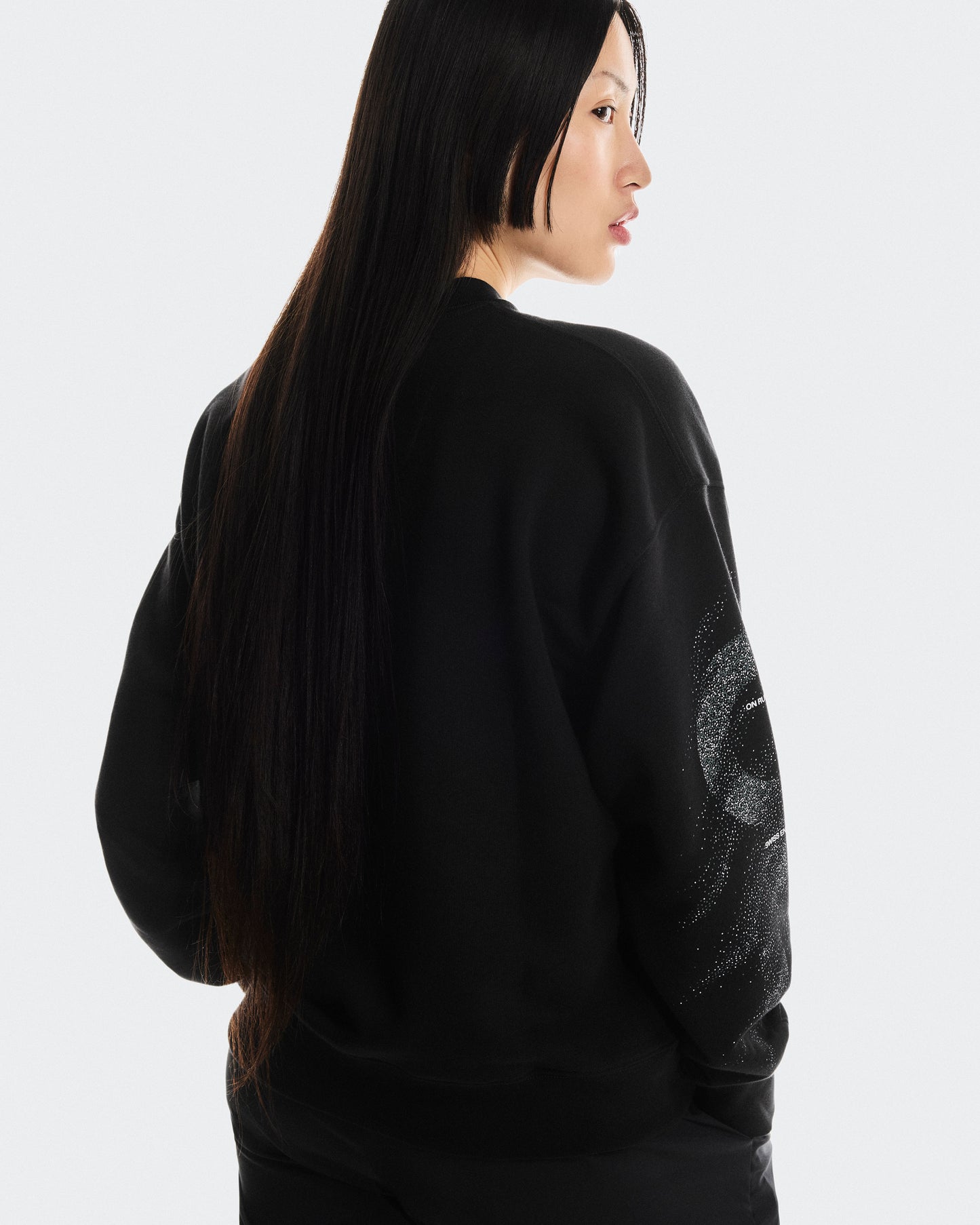 Women's Club Crew Graphic Black | Olive - US 0599