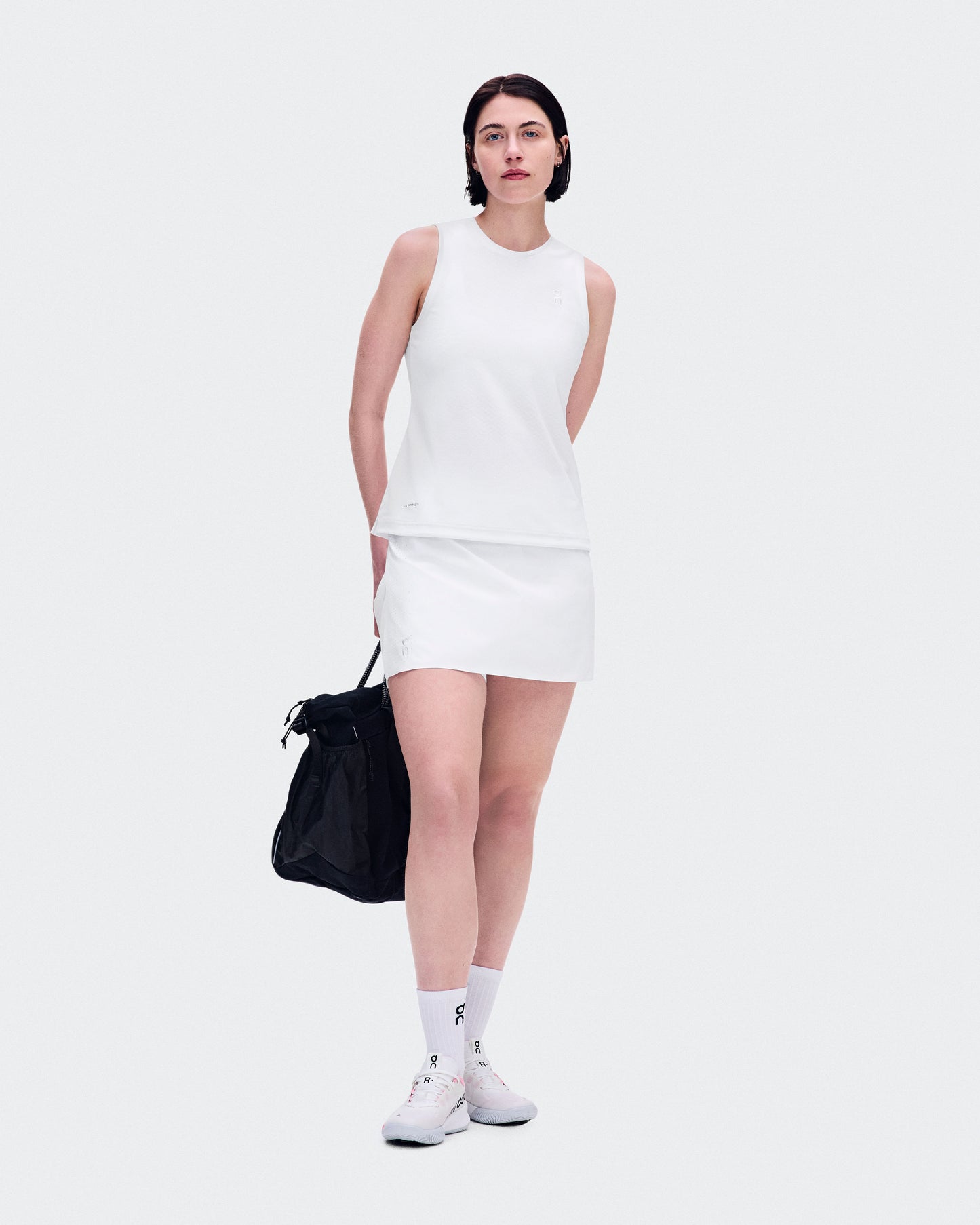 Women's Court Skirt Split LDN White - US 9528